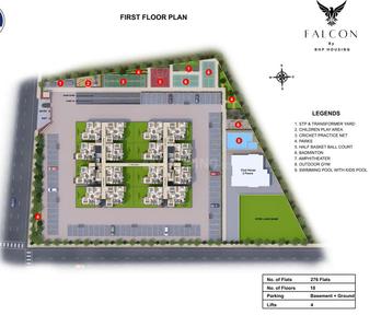 Project Image of 0.0 - 915.0 Sq.ft 2 BHK Apartment for buy in Falcon
