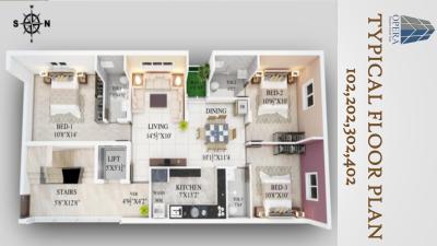 Project Image of 0.0 - 1350.0 Sq.ft 3 BHK Apartment for buy in Opera RMS Ashish