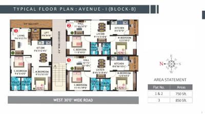 Project Image of 725.0 - 1000.0 Sq.ft 2 BHK Apartment for buy in Platinum Avenue I II III IV