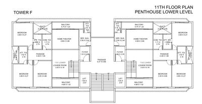 Project Image of 1421.7 - 2281.3 Sq.ft 3 BHK Apartment for buy in Baroda Indumati Palace Residences Tower F