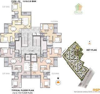 Project Image of 650.0 - 1634.0 Sq.ft 1 BHK Apartment for buy in Olympia Grande