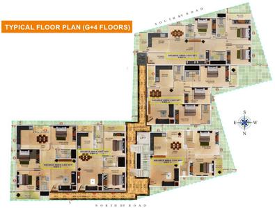 Project Image of 1055.0 - 1505.0 Sq.ft 2 BHK Apartment for buy in SLV Royal Grand