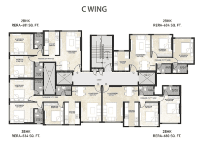 Project Image of 430.13 - 872.63 Sq.ft 1 BHK Apartment for buy in Kaustubh Park 91