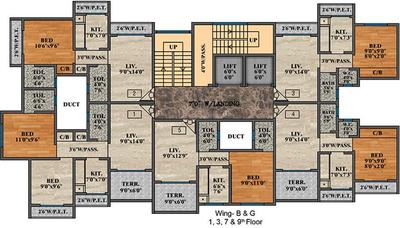 Project Image of 297.0 - 465.0 Sq.ft 1 BHK Apartment for buy in Mayfair Vishwaraja A B F And G