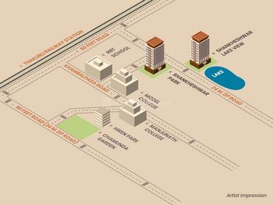 Project Image of 430.0 - 690.0 Sq.ft 1 BHK Apartment for buy in Shankheshwar Lake View