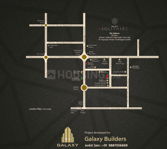 Project Image of 1560.0 - 2325.0 Sq.ft 2 BHK Apartment for buy in Galaxy Solitaire