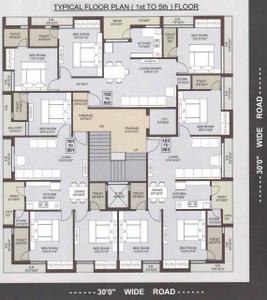 Project Image of 674.57 - 703.21 Sq.ft 3 BHK Apartment for buy in Arham Meet Residency