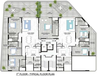Project Image of 3390.0 - 4640.0 Sq.ft 3 BHK Apartment for buy in Mahindra L Artista