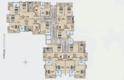 Project Image of 1380.0 - 1515.0 Sq.ft 3 BHK Apartment for buy in Tejaswi Apartment