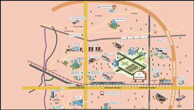 Project Image of 756.7 - 1052.71 Sq.ft 2 BHK Apartment for buy in Kumar Magnacity Tower A3