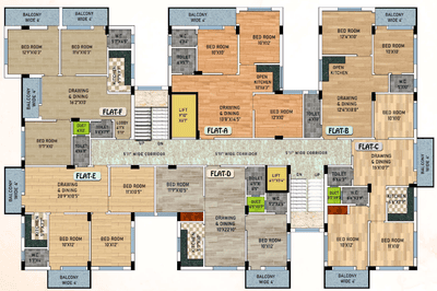 Project Image of 832.05 - 1418.41 Sq.ft 2 BHK Apartment for buy in Bankura New Township