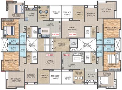 Project Image of 0.0 - 604.0 Sq.ft 2 BHK Apartment for buy in Khandve Patil Estique Phase II