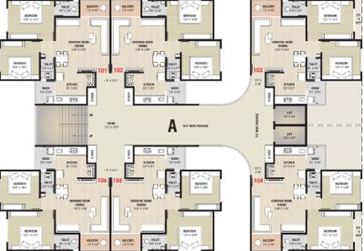 Project Image of 0.0 - 577.0 Sq.ft 2 BHK Apartment for buy in Maitri Kesar Heights