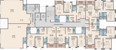 Project Image of 781.78 - 1060.58 Sq.ft 2 BHK Apartment for buy in Steadfast Saffron Residency