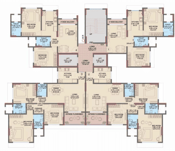 Project Image of 302.04 - 1774.0 Sq.ft 1 RK Apartment for buy in Aakash Golden Jubilee Heights