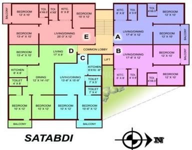 Project Image of 900.0 - 1226.0 Sq.ft 2 BHK Apartment for buy in N B Rail View