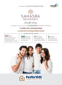 Project Image of 1350.0 - 2700.0 Sq.ft Residential Plot Plot for buy in Sahasras Meadows