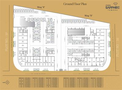 Project Image of 1243.0 - 1699.0 Sq.ft 2 BHK Apartment for buy in Atharva Sapphire Towers
