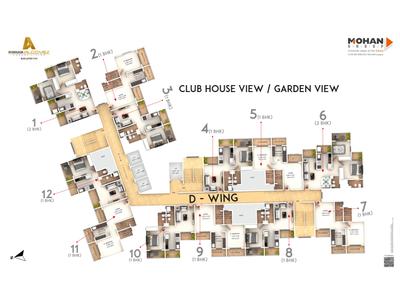 Project Image of 392.0 - 548.0 Sq.ft 1 BHK Apartment for buy in Mohan Alcoves I