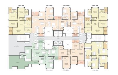 Project Image of 1233.0 - 3290.0 Sq.ft 3 BHK Apartment for buy in Pyramid Crown 8