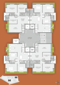Project Image of 1135 Sq.ft 3 BHK Apartment / Flat for sale in Mavdi for Rs. 9800000