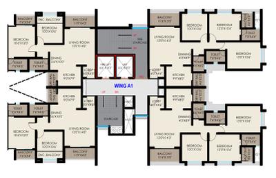 Project Image of 779.0 - 993.0 Sq.ft 2 BHK Apartment for buy in Sahyadri Plumeria