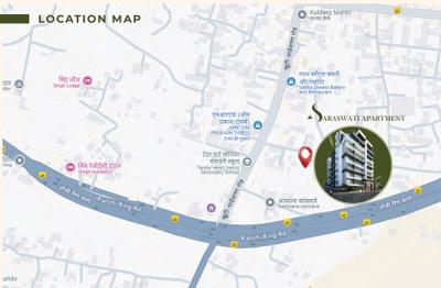Project Image of 1297.0 - 2703.0 Sq.ft 3 BHK Apartment for buy in Sarswati Developer Apartment