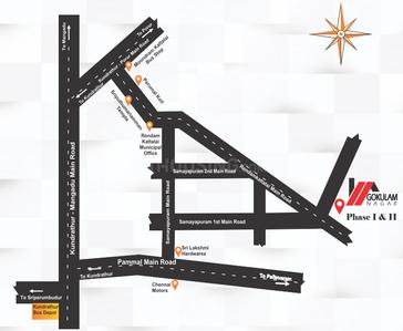 Gokulam Nagar Location Plan 1