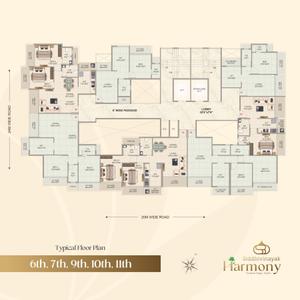 Project Image of 348.15 - 581.8 Sq.ft 1 BHK Apartment for buy in Riu Siddhivinayak Harmony