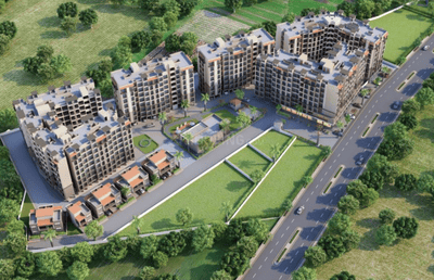 Project Image of 188.48 - 396.25 Sq.ft 1 RK Apartment for buy in Dharti Divine Capital Wing No B