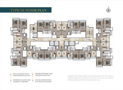 Project Image of 422.48 - 679.96 Sq.ft 1 BHK Apartment for buy in Shree Nidhi Heaven