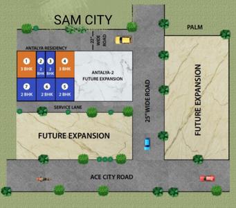 Project Image of 1050.0 - 1580.0 Sq.ft 2 BHK Apartment for buy in Sam City