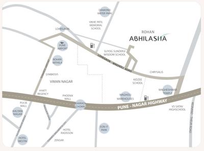 Project Image of 348.43 - 530.88 Sq.ft 1 BHK Apartment for buy in Rohan Abhilasha 2 Wing B