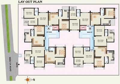 Project Image of 0.0 - 675.0 Sq.ft 1 BHK Apartment for buy in Radhe Sahjanand Enclave