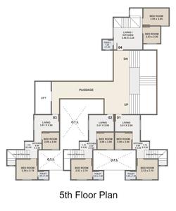 Project Image of 252.95 - 321.84 Sq.ft 2 BHK Apartment for buy in Tattvam Smart 3