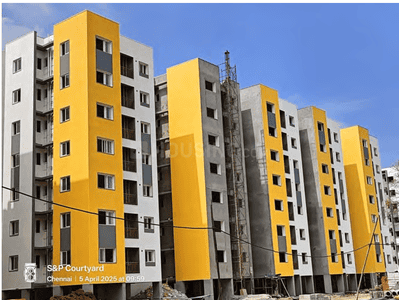 Project Image of 608.0 - 1712.0 Sq.ft 1 BHK Apartment for buy in S And P Courtyard