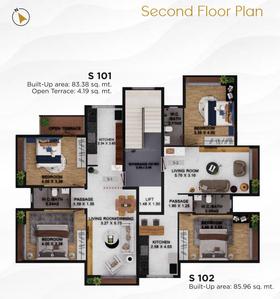 Project Image of 897.49 - 968.75 Sq.ft 2 BHK Apartment for buy in Borker Anandi Greens