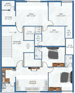 Project Image of 0.0 - 629.0 Sq.ft 2 BHK Apartment for buy in Shivalay Shivalay 1