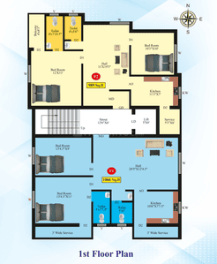 Project Image of 951.0 - 1066.0 Sq.ft 2 BHK Apartment for buy in Crown INBA Flats