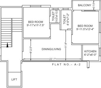 Project Image of 788.0 - 1164.0 Sq.ft 2 BHK Apartment for buy in Sree Vinayak Plaza Xl
