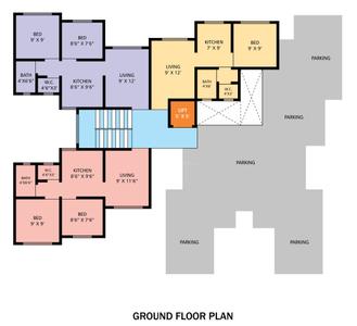 Project Image of 241.0 - 449.0 Sq.ft 1 BHK Apartment for buy in White Moreshwar Apartments