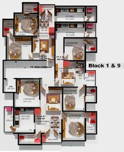 Project Image of 685.0 - 1240.0 Sq.ft 2 BHK Apartment for buy in The Nest Ippo