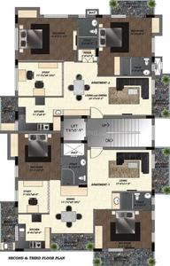 Project Image of 1395.0 - 1435.0 Sq.ft 2.5 BHK Apartment for buy in Baashyaam Nandavrajam