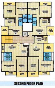 Project Image of 160.06 - 601.49 Sq.ft 2 BHK Apartment for buy in Silver Blue Bell Enclave