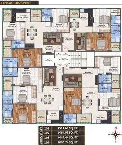 Project Image of 1006.0 - 1512.0 Sq.ft 2 BHK Apartment for buy in S R MD Avyukta