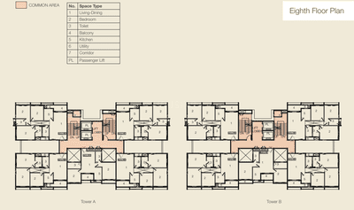 Project Image of 683.0 - 990.0 Sq.ft 2 BHK Apartment for buy in Ambuja Ecospace Residencia