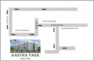 Aastha Park Location Plan 1