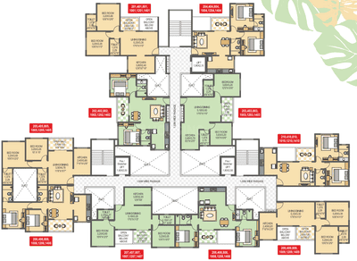 Project Image of 675.55 - 707.73 Sq.ft 2 BHK Apartment for buy in Mont Vert Kingstown