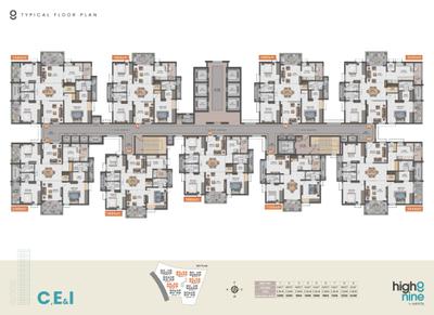 Project Image of 1355.0 - 5470.0 Sq.ft 2 BHK Apartment for buy in High9