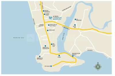 Project Image of 736.0 - 1432.0 Sq.ft 1 BHK Apartment for buy in Acron Candolim Manolita